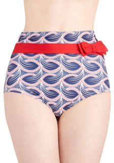 Maritime and Again Swimsuit Bottom in Current  Mod Retro Vintage Bathing Suits