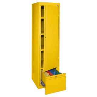 Sandusky System Series 17 Storage Cabinet HADF171864 Finish Yellow