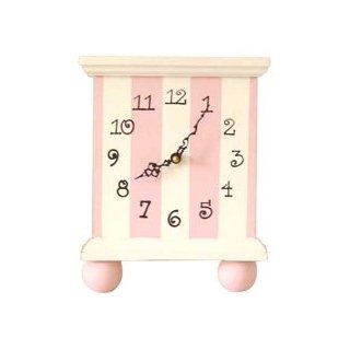 New Arrivals Tabletop Clock, Pink/White  Nursery Clocks  Baby