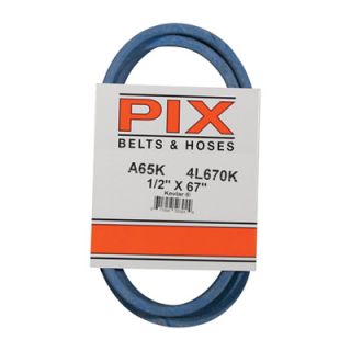 PIX Blue Kevlar V-Belt with Kevlar Cord —  67in. x 1/2in, Model# A65K/4L670K  Belts   Pulleys