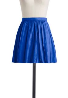 Cute En Route Skirt in Royal Blue  Mod Retro Vintage Skirts