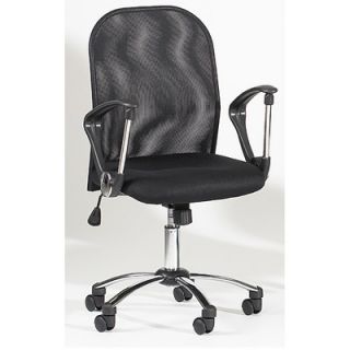 Chintaly Mid Back Mesh Office Chair Swivel 3696 DSK CHR