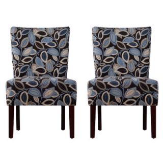 Handy Living Dunley Fabric Slipper Chair (Set of 2) 340C2 PTL52 047