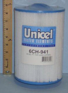 Unicel 6CH 941 Replacement Filter Cartridge for 45 Square Foot Stacked Top Load Waterway, Upper, Custom Molded Products  Swimming Pool Cartridge Filters  Patio, Lawn & Garden