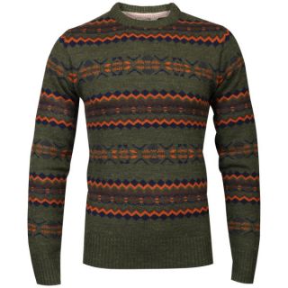 Tokyo Laundry Mens Piccadilly Crew Neck Knit   Forest Marl      Mens Clothing
