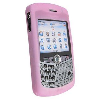 Original BlackBerry Curve 8300 Silicone Skin Case   Baby Pink Electronics