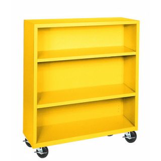 Sandusky Elite Series Mobile 42 Bookcase BM20361842 Finish Yellow