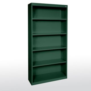 Sandusky Deep 72 Bookcase BA40 361872 00 Color Forest Green