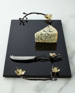 Gold Orchid Cheese Board   Michael Aram