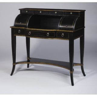 AA Importing 7 Drawer Armoire Desk 47233 Finish Black