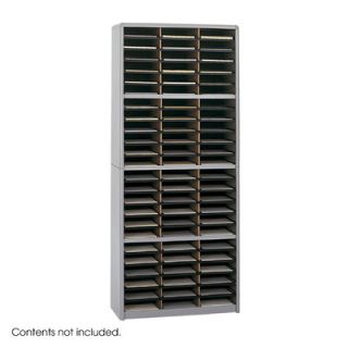 Safco Products Value Sorter Organizer (72 Compartments) 7131 Finish Gray