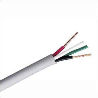 Plenum Unshielded 22 AWG 4 Conductor Control Cable Color White Electronics