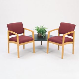 Lesro Lenox Tandem Chair with Connecting Table L2121G5