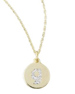 Diamond Initial Necklace, G   KC Designs