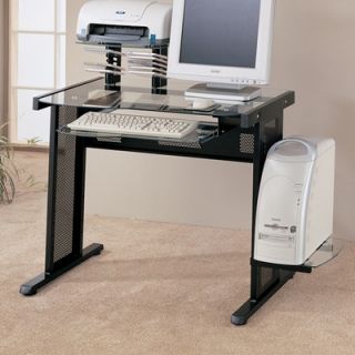 Wildon Home ® Pratum Glass Computer Desk 800211