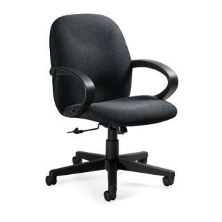 Global Total Office Enterprise Low Back Pneumatic Office Chair with Fixed Hei