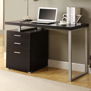 Monarch Specialties Inc. Desk I 7026 / I 7027 Color Cappuccino