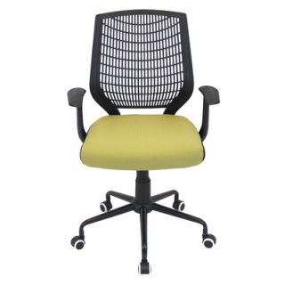 LumiSource Mid Back Network Office Chair OFC NET Color Black / Green