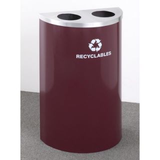 Glaro, Inc. RecyclePro Value Series Dual  Stream Recycling Receptacle BC 1899