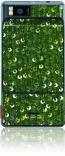 Skinit Protective Skin for DROID X (Sequins Green Apple) Cell Phones & Accessories