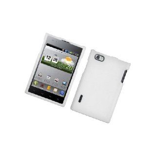 LG Intuition VS950 Optimus Vu P895 White Hard Cover Case Cell Phones & Accessories
