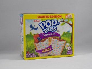 Pop tarts Frosted Wild Berry Bloom  Toaster Pastries  Grocery & Gourmet Food