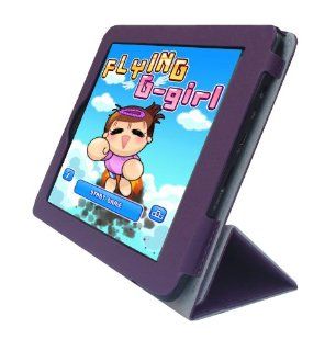 iShoppingdeals   for Insignia Flex 8 INCH Tablet (NS 14T002) PU Leather Folio Cover Case, Purple Computers & Accessories
