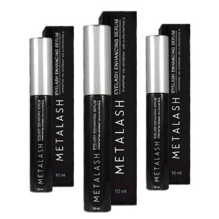 Metalash 3pack   Best Eyelash Growth Serum   Best Eyelash Enhancer   Lash Strengthener   Get Longer Lashes Now Health & Personal Care