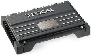 Solid4 black   Focal 4 Ch 400 Watt Amplifier (Black) 