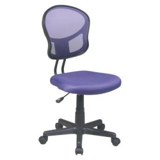 Office Star Mesh Task Chair   Purple