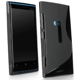 BoxWave Nokia Lumia 920 DuoSuit   Slim Fit Ultra Durable TPU Case with Stylish "S" Design on Back (Jet Black) Cell Phones & Accessories