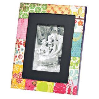 Shop Colorful Devotions Patchwork Border Photo Frame at the  Home Dcor Store