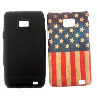 At&t Samsung Galaxy S Ii 2 in 1 Hybrid Case America Flag [Retail Packaging] Cell Phones & Accessories