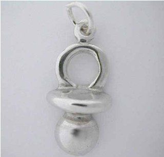 .925 Silver *BABY PACIFIER CHARM* Sweet Jewelry