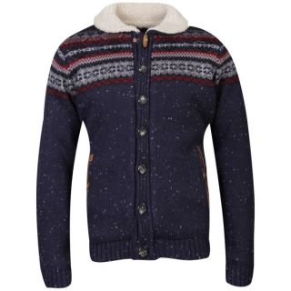 Tokyo Laundry Mens Columbia Button Knit   Navy      Mens Clothing