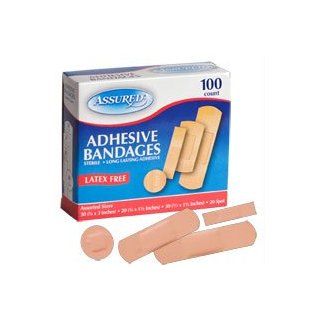 Assured Adhesive Bandages, Assorted 100 ct. Box Health & Personal Care