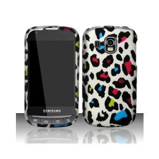 Silver Colorful Leopard Hard Cover Case for Samsung Transform Ultra SPH M930 Cell Phones & Accessories