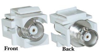 Cable Wholesale White BNC Keystone Jack Insert Computers & Accessories