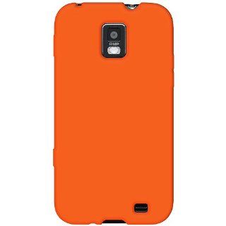 Amzer AMZ93257 Silicone Jelly Skin Case Cover for Samsung Focus S SGH I937   Retail Packaging   Orange Cell Phones & Accessories
