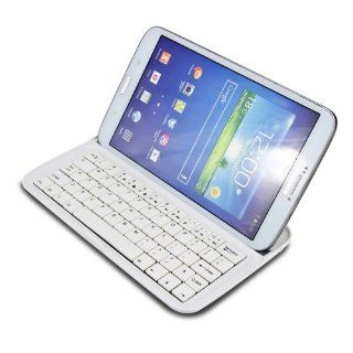 Lerway White Wireless Bluetooth Keyboard for Samsung Galaxy Tab 3 8.0 T310 Computers & Accessories