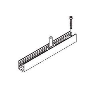 Hafele 940.40.019 N/A HAWA HAWA Carrier Profile with Suspension Plate and M8 Bolt for Sliding Wood Door System   Door Hardware  