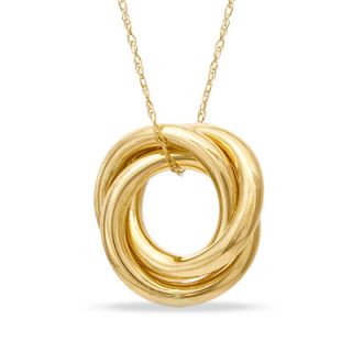 Infinity Ring Pendant in 14K Gold   Zales