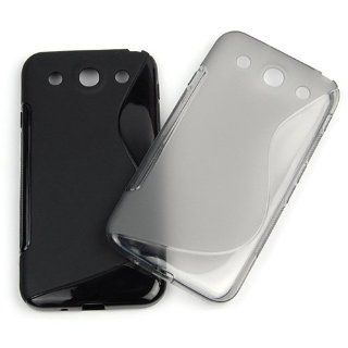 For LG Optimus G Pro E980 F240K/S/L Plain S Line Soft Gel TPU Case Cover Skin (Gray) Cell Phones & Accessories