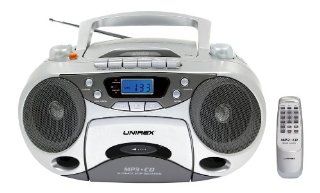Unirex RX 949MP Portable Stereo CD Player With Radio Cassette Recorder   Players & Accessories