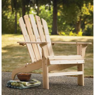 Cedar/Fir Adirondack Chair — 35 3/4in.L x 30 1/2in.W x 35 1/2in.H, Model# CS-001KD  Chairs
