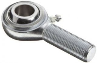 RBC Heim Bearings M10CRG 0.6250" Bore, .6250 18 Threads Male Rod End Bearing, 2 Piece Metal To Metal With Grease Fitting