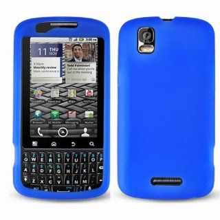 Motorola XT610 A957 Droid Pro Soft Skin Case Blue Skin Verizon (does not fit Motorola A955 Droid II) Cell Phones & Accessories