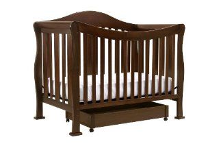 DaVinci Parker 4 in 1 Convertible Crib with Toddler Rail, Coffee  Baby