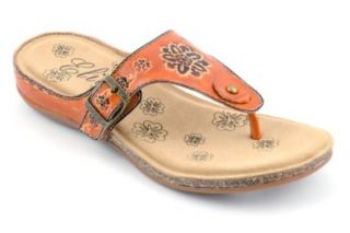 Corkys Elite St. Louis Thong Sandals, Amber, 10 B(M) US Shoes