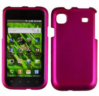 Rose Pink Hard Case Cover for Samsung Vibrant T959 Cell Phones & Accessories